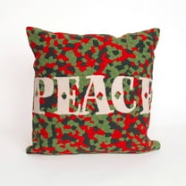 Liora Manne Peace Indoor / Outdoor Throw Pillow