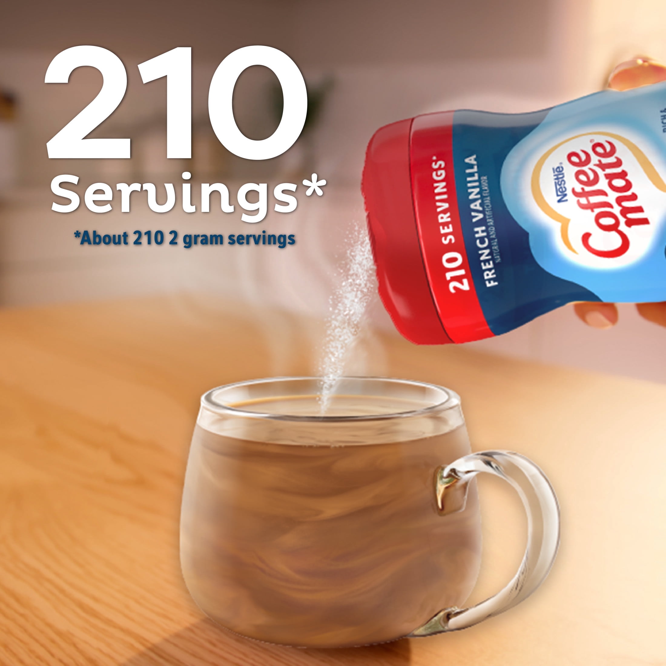 (3 pack) Coffee mate French Vanilla Powder Coffee Creamer, 15 oz