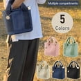 thumbnail image 2 of Tinkertechus Bag, Large Capacity Multi-pocket Handbag, Dual Use Shoulder Bags with Zipper & Compartments, for Women, 2 of 8