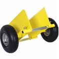 thumbnail image 5 of 600lb Panel Dolly 10in Pneumatic Wheels Yellow Heavy Load, 5 of 7