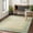 Medium Gray, Olive, Beige / Pualas, variant on Hauteloom Pualas Wool Living Room, Bedroom Area Rug - Contemporary - Medium Gray, Olive, Beige - 8' x 10'