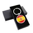 thumbnail image 4 of 3D Metal Spain Spanish National Flag Keyring Key Chain Gift Men Women Keychain Giftbox KK 191, 4 of 4
