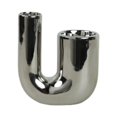 thumbnail image 1 of Candelabro de centro de mesa ligero, candelabro de pie para recepción de boda, fiesta festiva, mesa de centro navideña Plata, 1 of 8
