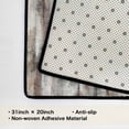 thumbnail image 2 of Modern Abstract Kitchen Mat 31"x20" Non Slip Soft Plush Low Profile Kitchen Rug, Textured Sink Mat for Laundry Room Bedroom Office, 2 of 6