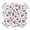 White, variant on Independence Day Round Table Cover, Patriotic Watercolor Red Stripe Blue Love Heart Star Waterproof Fitted Tablecloths for 36"-44" Tables, Washable Picnic Table Cover for Dining Indoor Outdoor