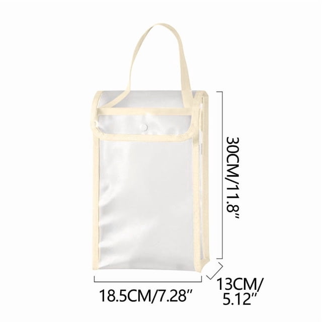 No-Install Waterproof Clear Tissue Holder Hanging Dispenser for Home RV PVC Tissue Pouch
