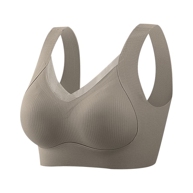 Timegard Bras for Women No Underwire Seamless Full-Coverage High Support Comfortable Everyday Bralette