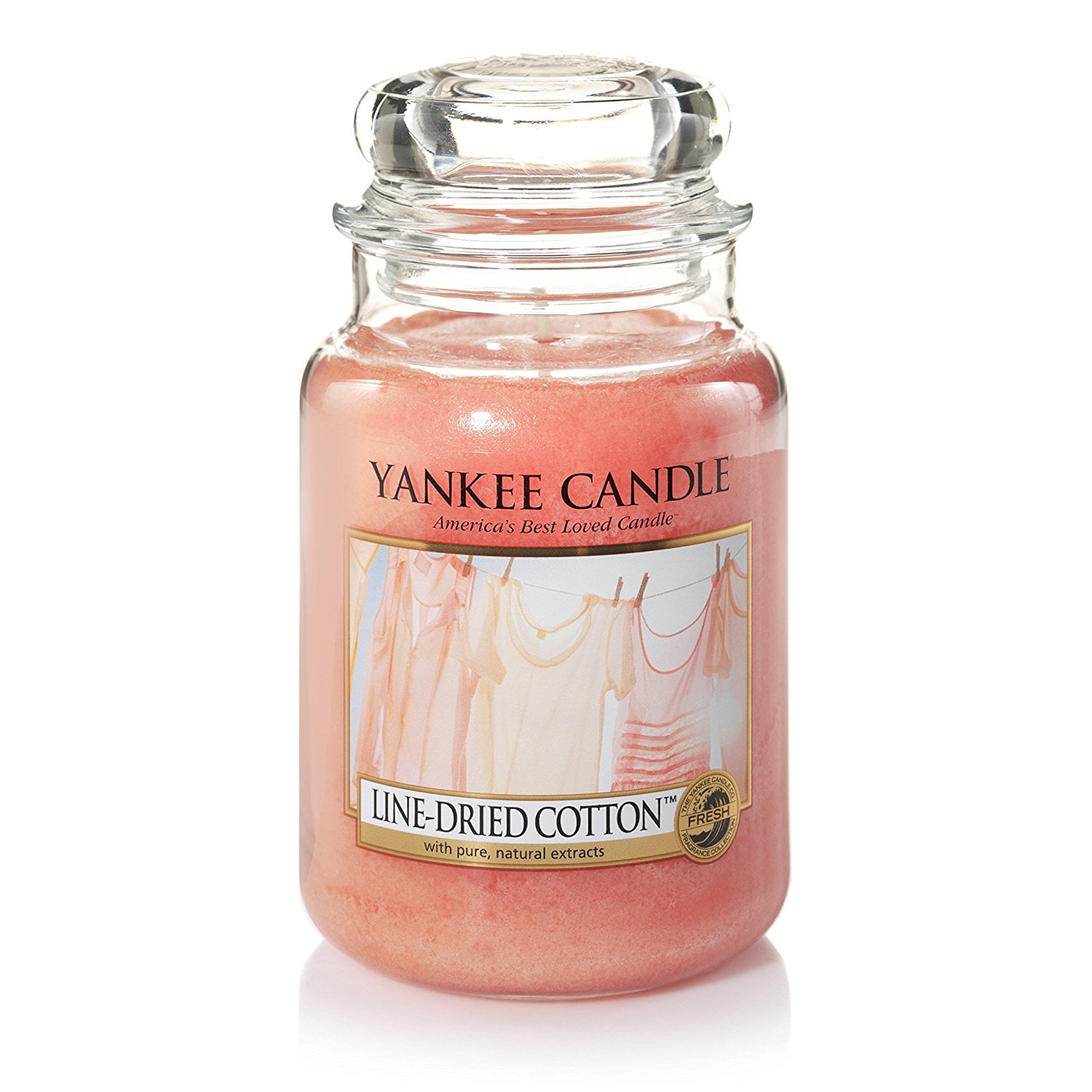 Yankee Candle Line-Dried Cotton Small Jar Candle Fresh Scent Yankee Candle Line-Dried Cotton Small Jar Candle Fresh Scent