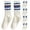 A-Blue60, variant on WMNTST Womens Crew Socks 5 Pairs Autumn Winter Warm Striped Ribbed Knitting Casual Socks Sports Sock