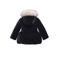 thumbnail image 4 of Rokka&Rolla Toddler Girls' Glossy Winter Coat Fleece Lined Kids Jacket, 4 of 10