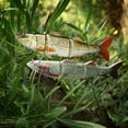 thumbnail image 6 of HENGJIA Fishing Lures, 5pcs Large Multi Jointed Fish Fishing Kits Slow Sinking Lifelike Swimbait Freshwater and Saltwater for Trout Bass Lures, 9.45"/4.94oz, 6 of 13
