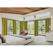 100% Blackout K92 Sage Color 108" Long Window Curtain Thermal Drapes Panels for Bedroom Home Décor set of 2 Panels