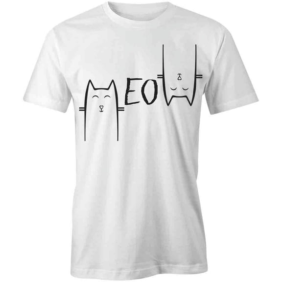 MEOW T-Shirt | Cute Pets White Tee Gift