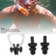 thumbnail image 3 of Equipo De Snorkel, Snorkel De Buceo Negro Resistencia Al Desgaste Profesional Con Diadema Tapones Para Los Oídos Clip Para La Nariz Para Deportes Acuáticos Para Bucear, 3 of 7