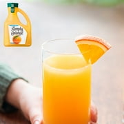 Angle View: Simply Non GMO No Pulp Calcium Orange Juice, 89 fl oz Bottle