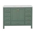 thumbnail image 2 of Horizon 48" Bathroom Vanity with Sage Green Cabinet and Engineered White Top, 2 of 6