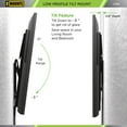 thumbnail image 6 of PROMOUNTS Tilt/Tilting TV Wall Mount for 42 to 75-inch LED, LCD, Plasma Flat and Curved TV Screens, 6 of 9