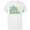White, variant on Star Wars Yoda Think Green Always St. Patrick’s Day - Short Sleeve Cotton T-Shirt for Adults - Customized-Black