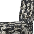 thumbnail image 4 of Designart "Tidings In Tuxedo Style" Black Floral Upholstered Accent Chair - Cottage Arm Chair For Bedroom, 4 of 7