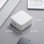 True GaN 100W Wall Charger Quick Charging PD Type C USB-C Power Adapter 2 Ports