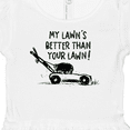 thumbnail image 4 of Inktastic Father's Day Dad My Lawn's Better than Your Lawn Girls Baby Dress, 4 of 5