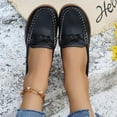 thumbnail image 7 of IEMIEMIEM Womens Loafers Comfortable Flats Shoes Casual Slip On Lightweight Penny Loafers Bussiness Work Shoes Ladies Dress Shoes 10 Wide Black, 7 of 7