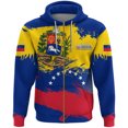 thumbnail image 3 of Sudadera con capucha con estampado 3D de la bandera de Venezuela, sudadera con cremallera para hombres y mujeres, sudadera con capucha de gran tamaño, sudaderas con cremallera para niños, chándales, a, 3 of 5