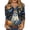Dark Blue, variant on Women Plus Size Halloween Shirt Funny Cute Graphic Sweatshirts Short Length Sleeve Tunic Tops Halloween Pumpkin Print Casual T-Shirt