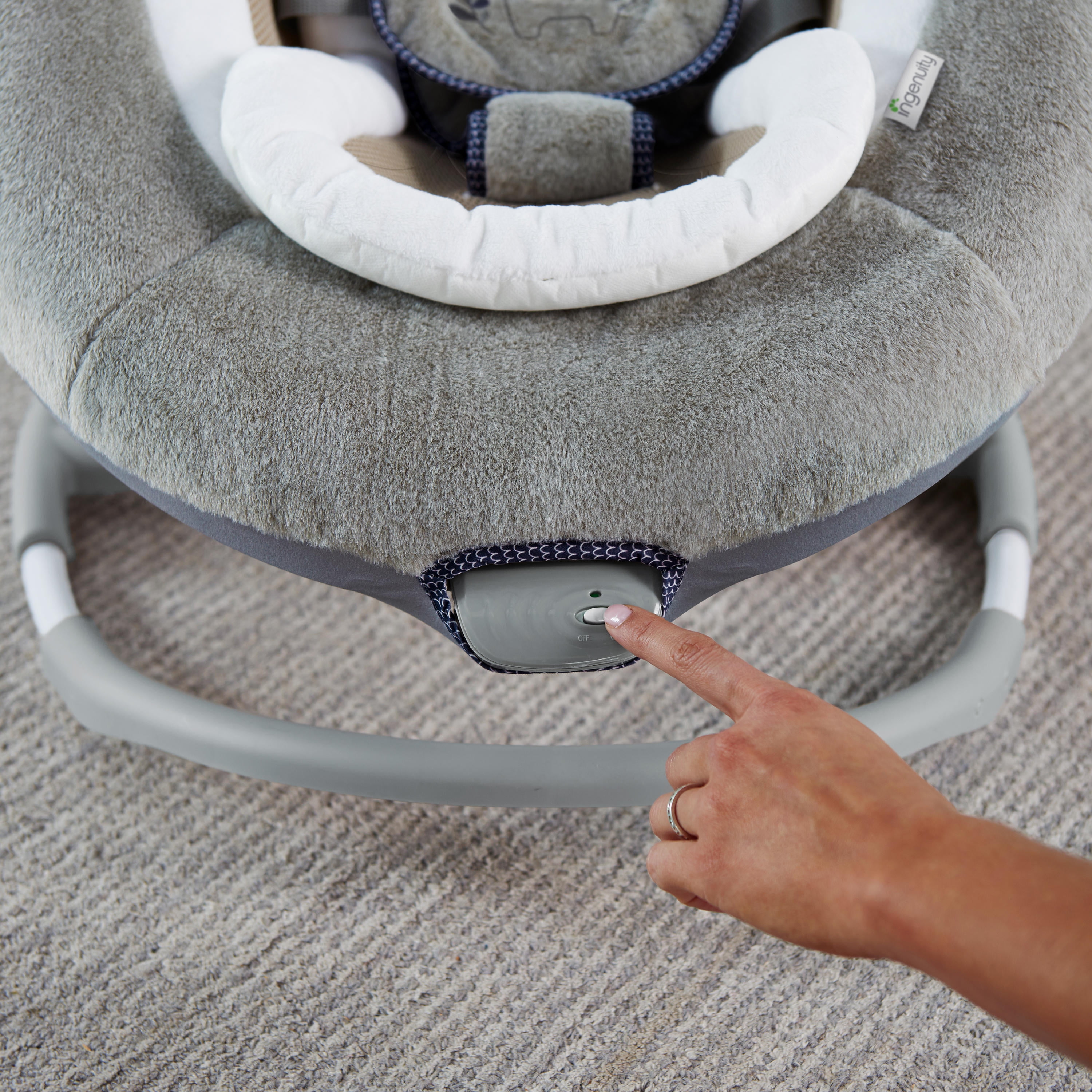 ingenuity dreamcomfort inlighten cradling swing & rocker
