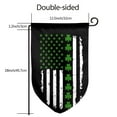 thumbnail image 3 of St. Patrick'S Day Big Irish America Flag Garden Flag Double Sided Flags with Vivid Color for Yard Lawn Garden Decor 12.5 x18 Inch Fillet, 3 of 7