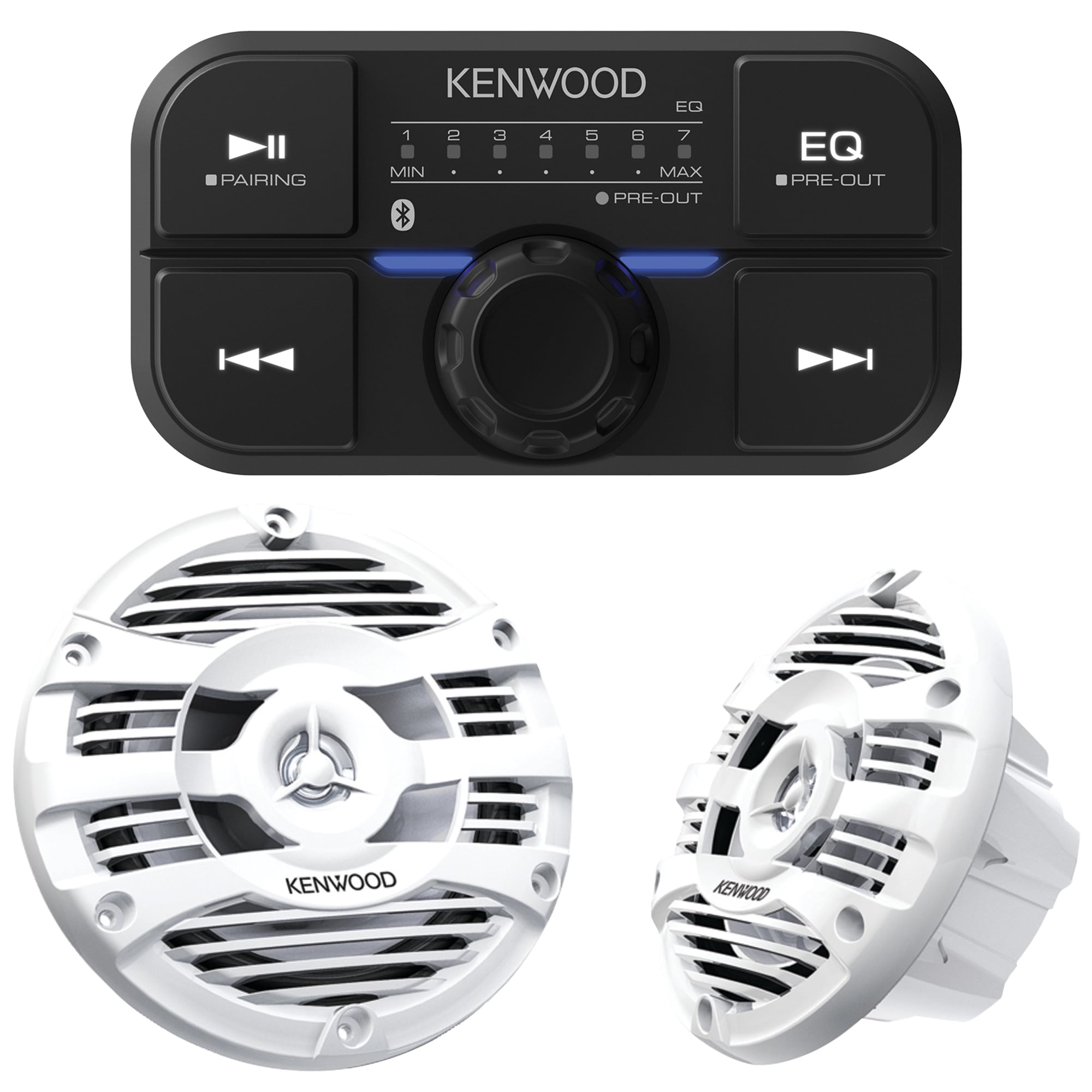 Kenwood KACM5024BT 600WMax 4Ch Compact Marine/Powersports