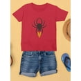 thumbnail image 3 of Funny Cute Spider W Heart T-Shirt Juniors -Image by Shutterstock,  x-Large, 3 of 4