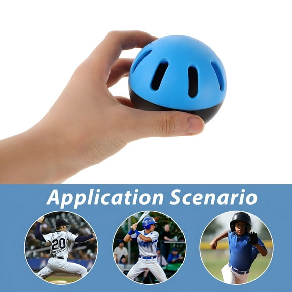 BESTSKY Practice Baseballs For Hitting Limited Flight Baseballs Softball Balls Plastic Balls Sports Hollow Plastic Baseballs