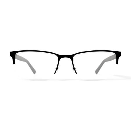 Timberland Men's TB1805-1 Rectangular Prescription Eyeglasses with Case, Black