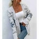 thumbnail image 5 of Suéter Navideño Con Frente Abierto, Patrón De Punto, Elegante Patrón De Ciervos Navideños, Suéter De Prendas De Vestir Navideñas Para Mujer, Moderado, Fino Y Grueso, Para, 5 of 7