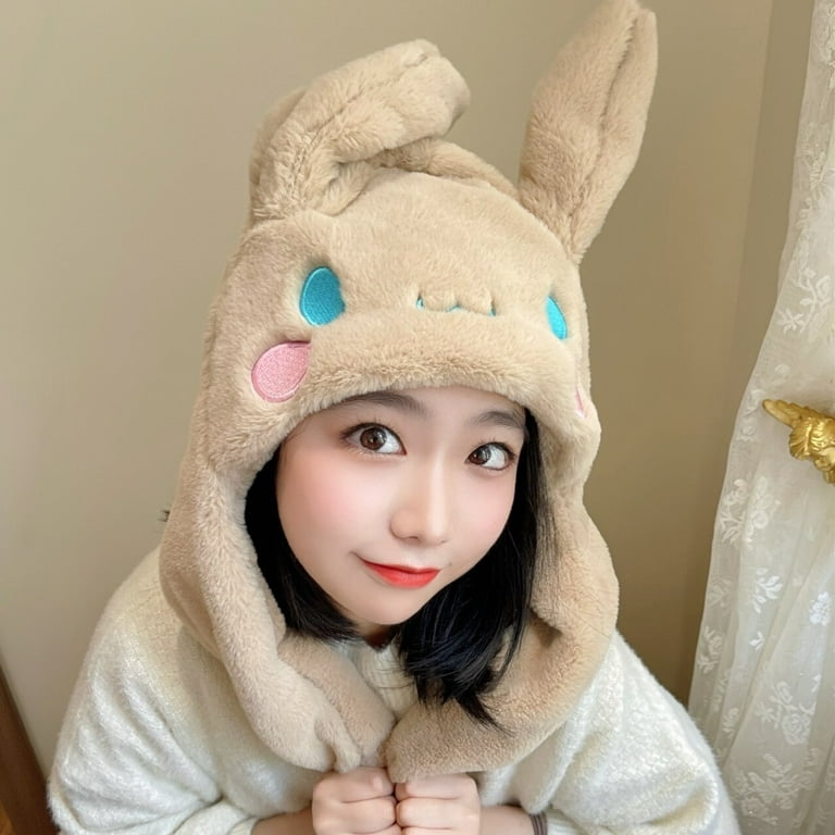 Boys' And Girls' Cute Cartoon Animal Ears Moving Hat For Keeping