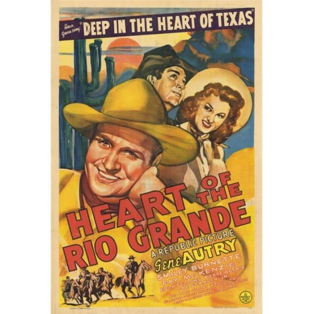 Posterazzi Movef6375 Heart Of The Rio Grande Movie Poster 27 X 40 In Walmart Com Walmart Com