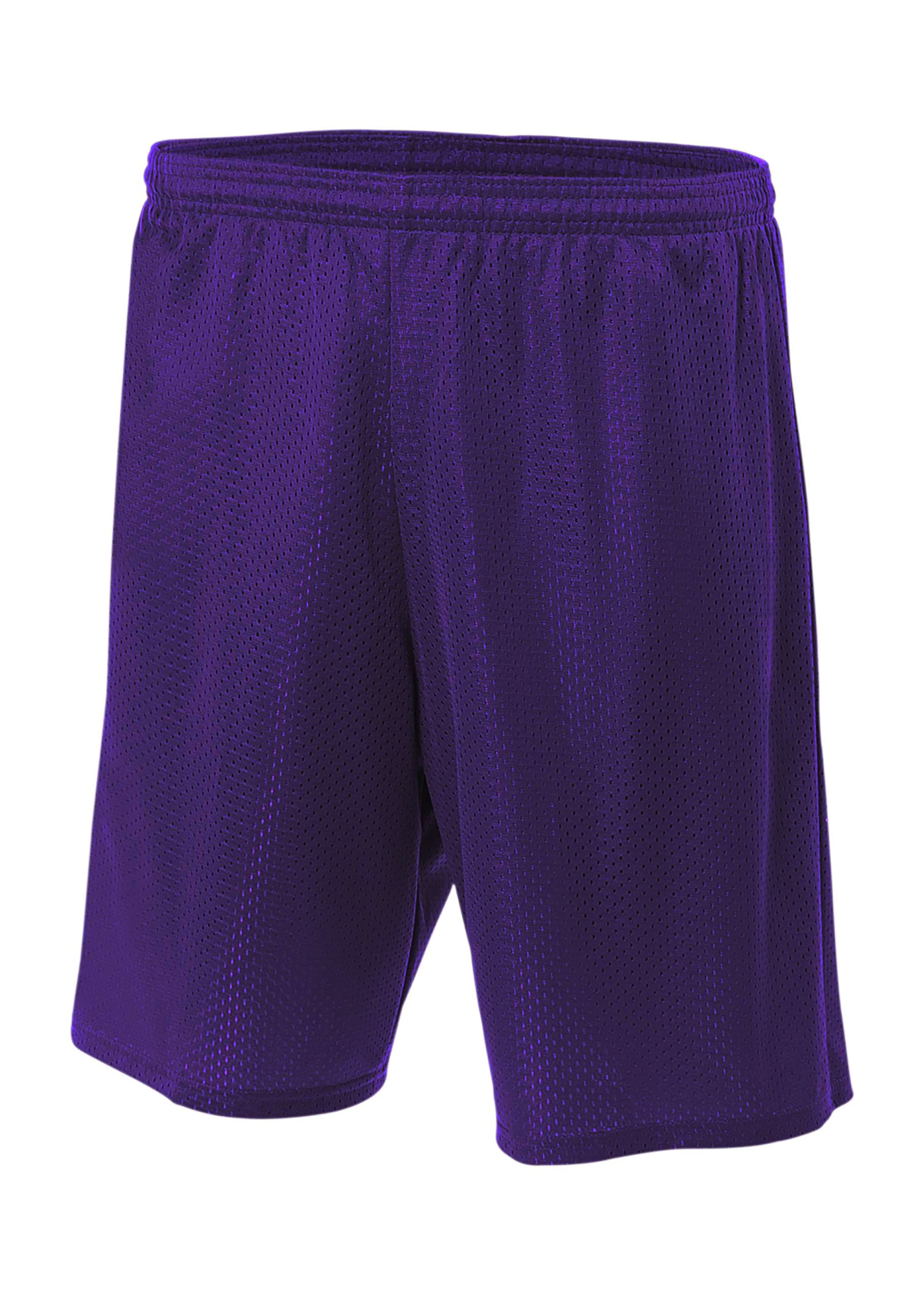 A4 - A4 NB5301 Youth Lined Tricot Mesh Shorts - Purple - XL - Walmart ...