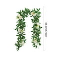 thumbnail image 3 of Libélulas artificiales, hojas, rosas, plantas de imitación para bodas y decoración del hogar., 3 of 6