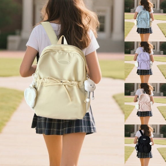 LILIYA Backpack for School, Back to School, Multi-pocket Design, Lightweight, for Ages 5Rd 6th 8th 10th, University, Daily Companion, Carry Pack