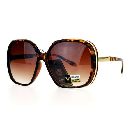 VG Eyewear Elegant Designer Fashion Diva Butterfly Sunglasses Tortoise