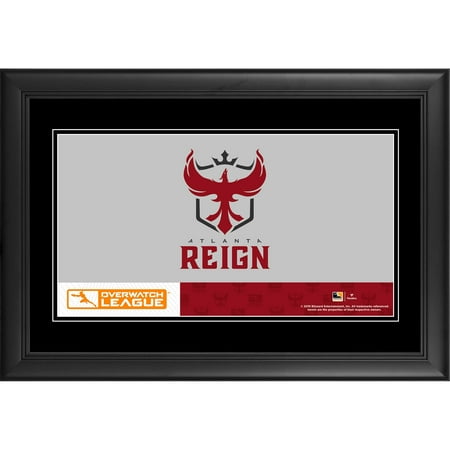 Atlanta Reign Framed 10" x 18" Overwatch League Team Logo Panoramic Collage