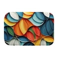 thumbnail image 2 of Colorful Art Pattern 147 Non-Slip Memory Foam Bath Rug: Absorbent, Quick-Dry, Machine Washable, Soft & Comfortable - L, 2 of 7