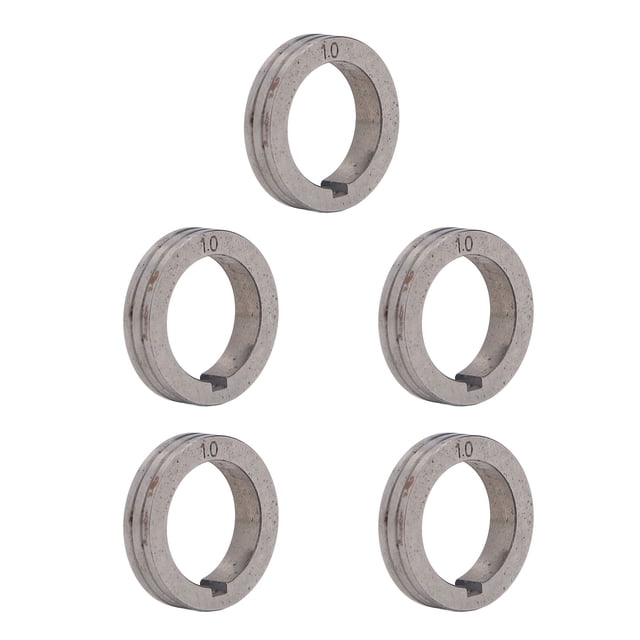 Gupbes Roue d'Alimentation de Rouleau de Fil Rouleaux d'Alimentation de Fil, 5pcs Fils d'Entraînement de Roulement de Rouleaux d'Acier Pièces d'Équipement de Soudeurs de Roue d'Alimentation 1.0 1.2mm