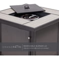 thumbnail image 3 of Outdoor Fire Pit Table, 32 Inch Propane Fire Pit Table with Lid, 40,000 Btu Patio Tables with Ceramic Outlook, CSA Approved, for Terrace, Deck, Backyard, Balcony, 3 of 7