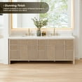 thumbnail image 4 of Cerrito 84" Wood Vanity in Nature Oak Engineered Stone Top no Mirror, 4 of 15