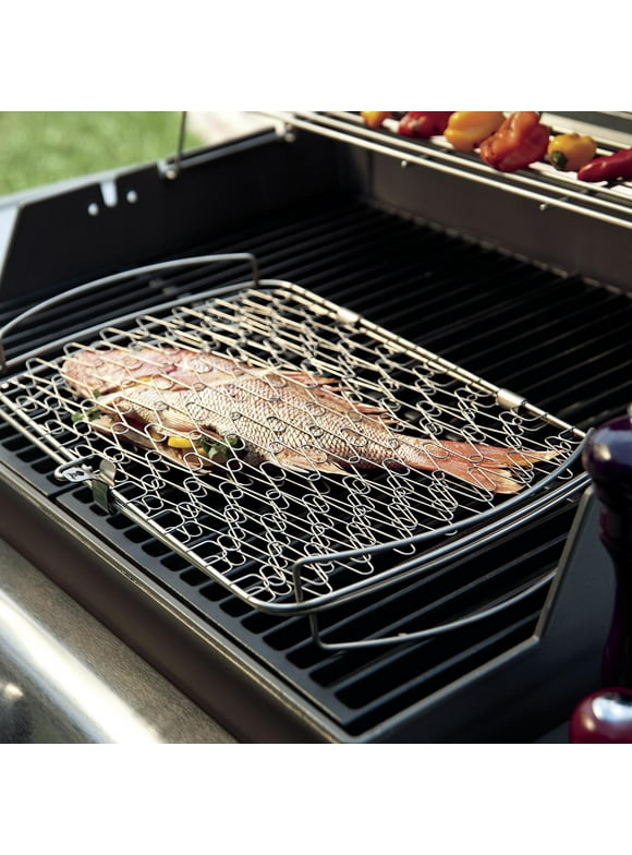 Weber 6471 Large Stainless Steel Grill Basket