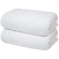 thumbnail image 1 of Juego de 2 toallas de baño Infinitee Xclusives, 100% algodón, color blanco, 1 of 9