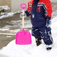 thumbnail image 4 of BESTYASH 1Pcs Pink Kids Snow Shovel for Snow Removal and Sand Play Durable Tool, 4 of 8