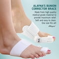 thumbnail image 7 of 2pcs Alayna Bunion Corrector Orthopedic Relief Splint - Hallux Valgus Corrector Pads for Men and Women - Hammer Toe Separator Guard Cushion No Foot Pain and Soothe Sore Bunions, 7 of 7